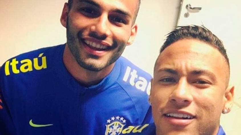 Thiago Maia e Neymar