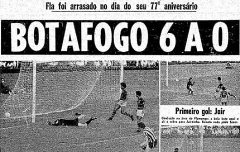 Botafogo 6 x 0 Flamengo