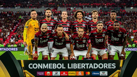 Time perfilado - Flamengo 5x0 Grêmio