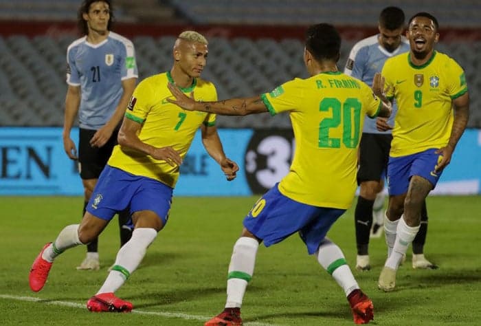 Uruguai x Brasil - Comemoração
