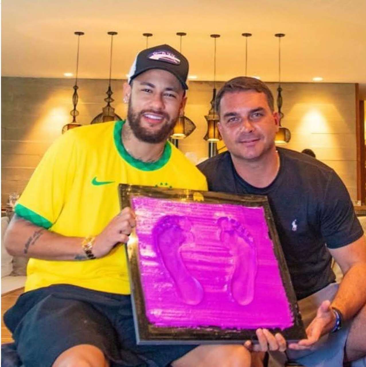 Neymar e Flávio Bolsonaro