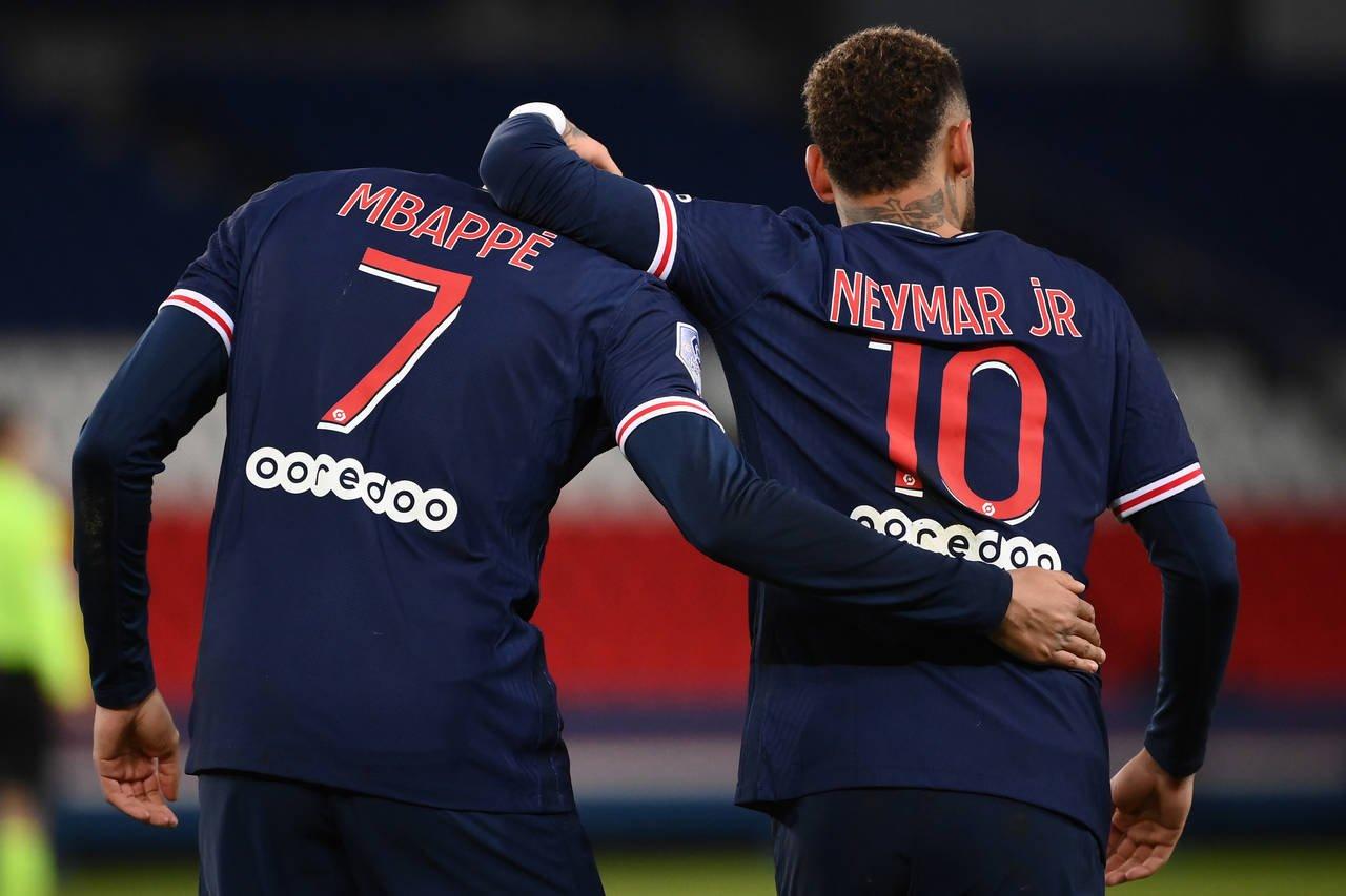 PSG x Montpellier - Neymar e Mbappé