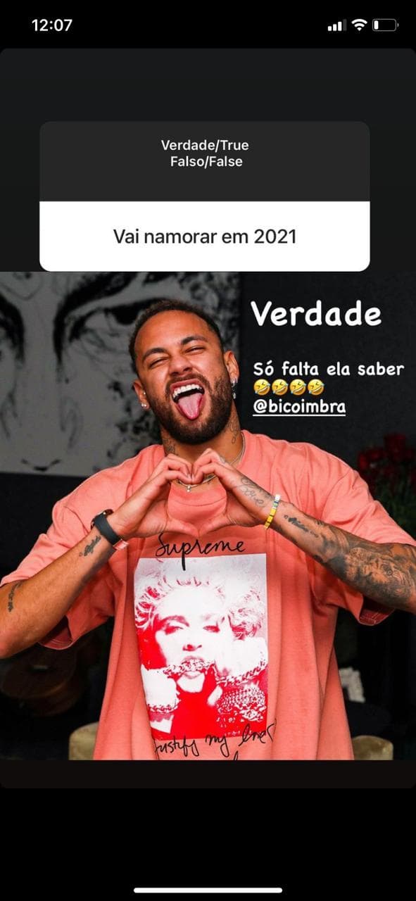 Neymar - Storyes sobre namoro