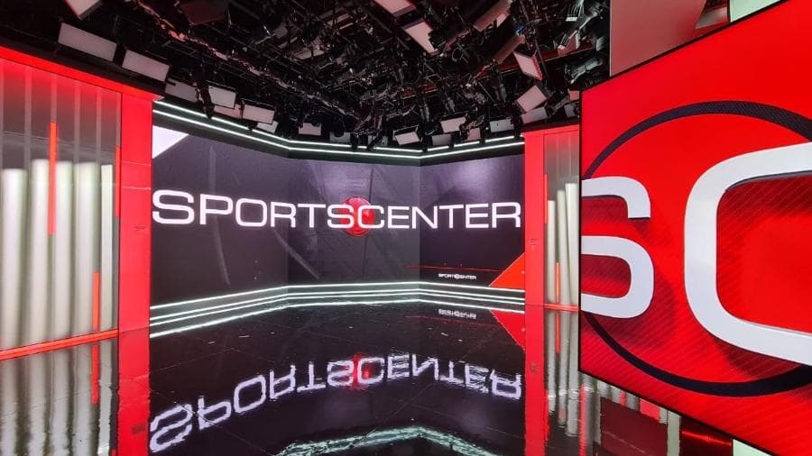 Novo cenário do SportsCenter ESPN 2021