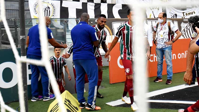 Luccas Claro e Marcão - Santos x Fluminense