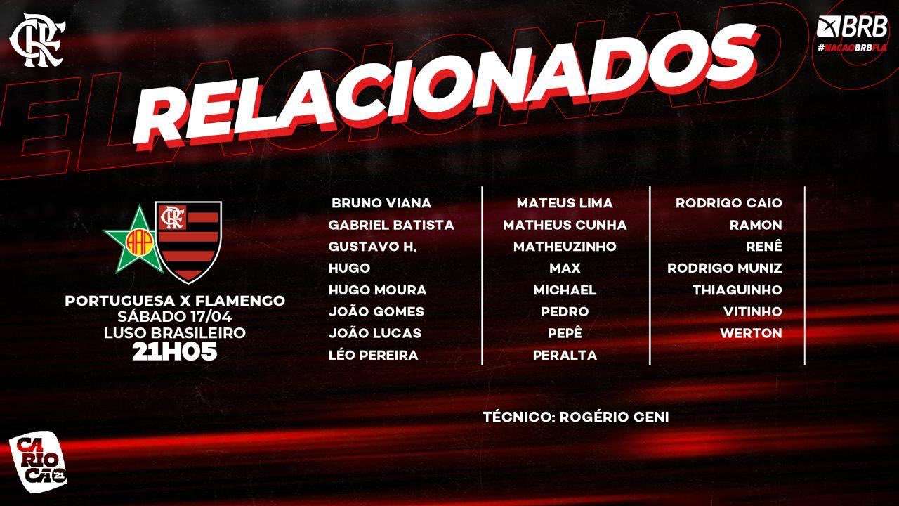 Flamengo x Portuguesa - Relacionados