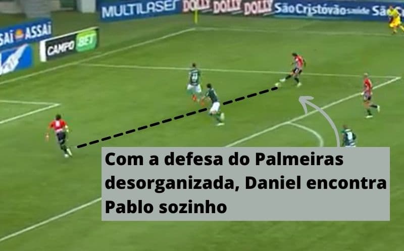 Análise gol do São Paulo x Palmeiras 4