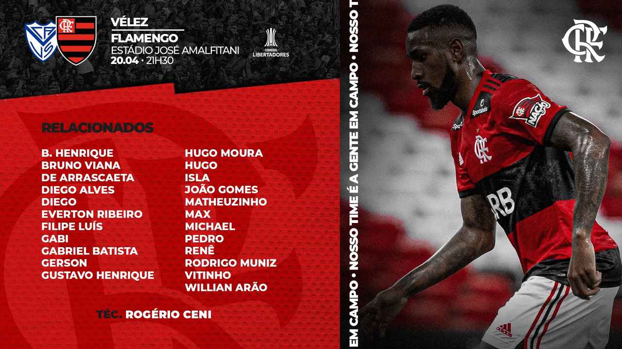 Vélez x Flamengo - Relacionados