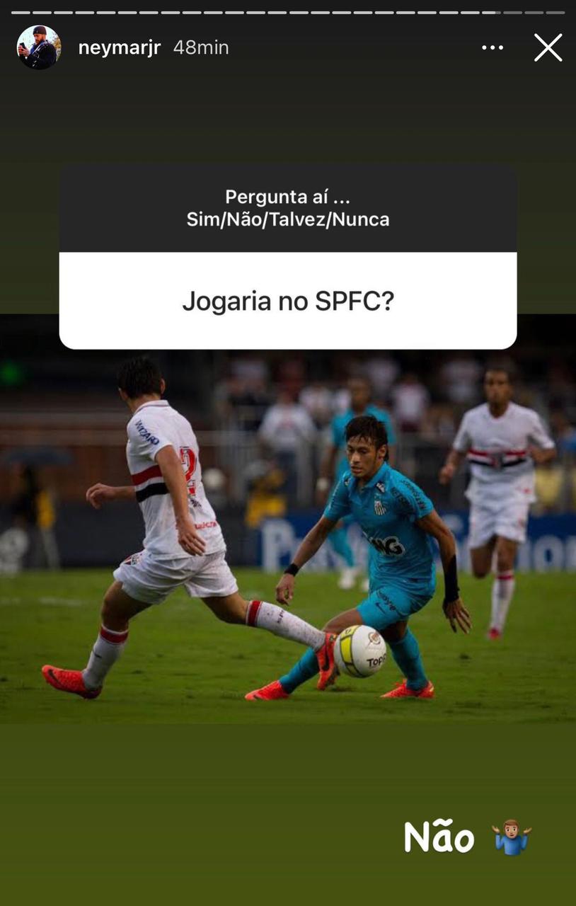 Story Neymar SPFC
