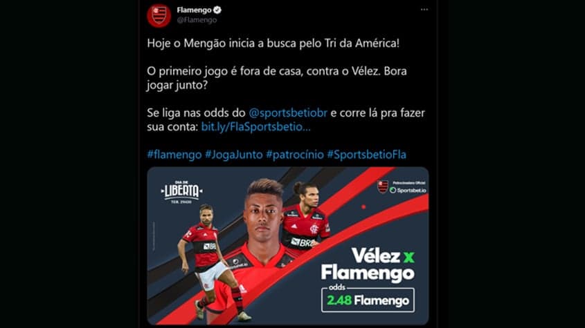 Denúncia da Conmebol contra o Flamengo