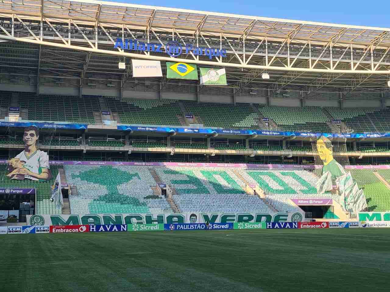 Mosaico Palmeiras x Santos