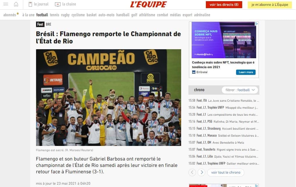 Flamengo - L'Equipe