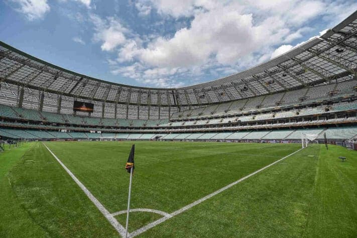 Estádio Olímpico, em Baku, no Azerbaijão