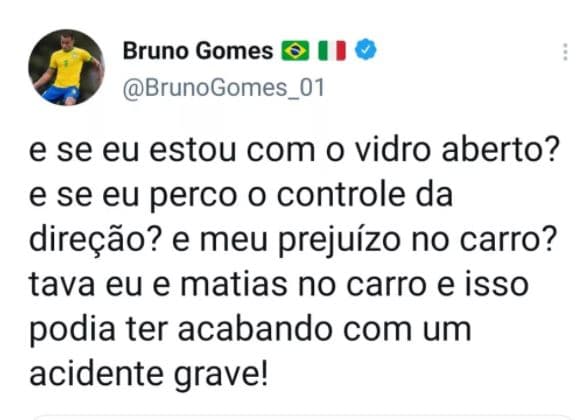 Postagem de Bruno Gomes