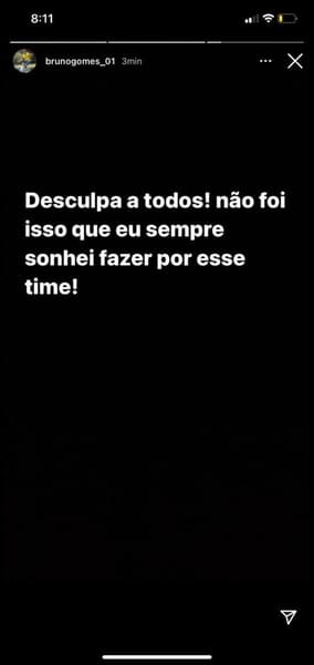 Instagram - Bruno Gomes - Vasco