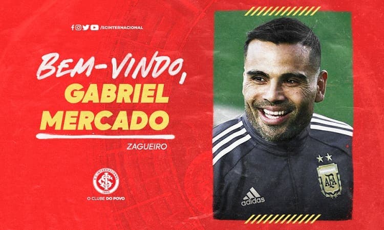 Gabriel Mercado anunciado pelo Internacional