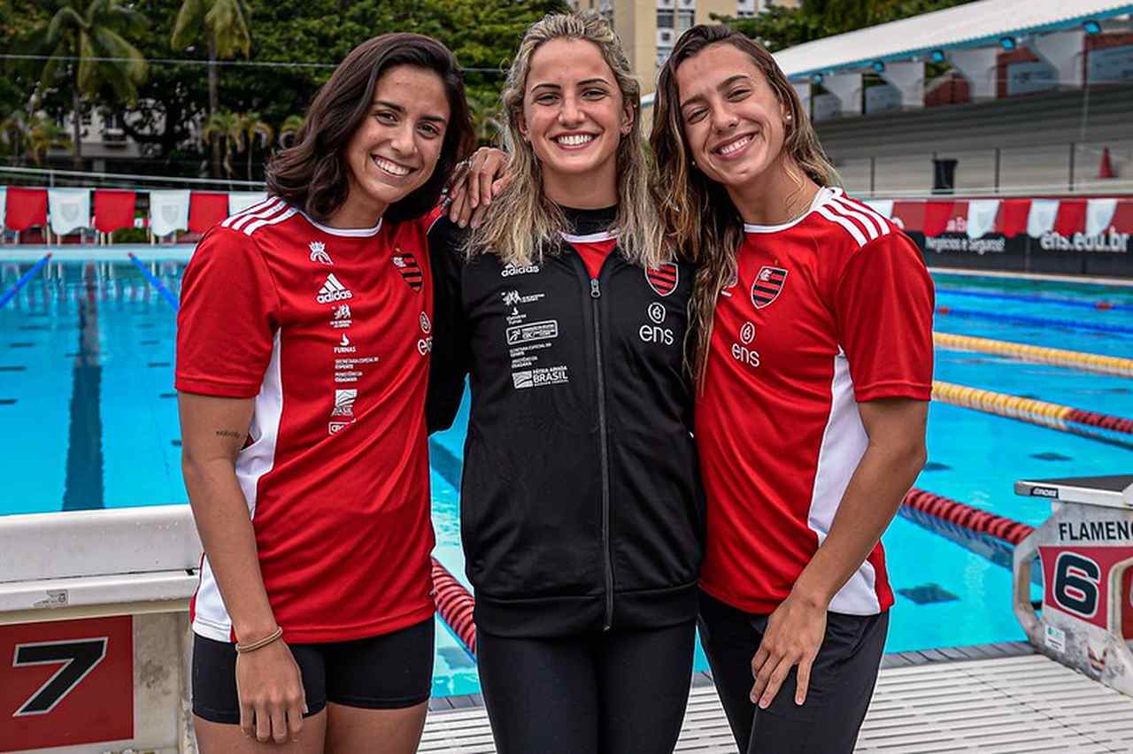 Naná Almeida, Gabi Roncatto e Larissa Oliveira - Flamengo