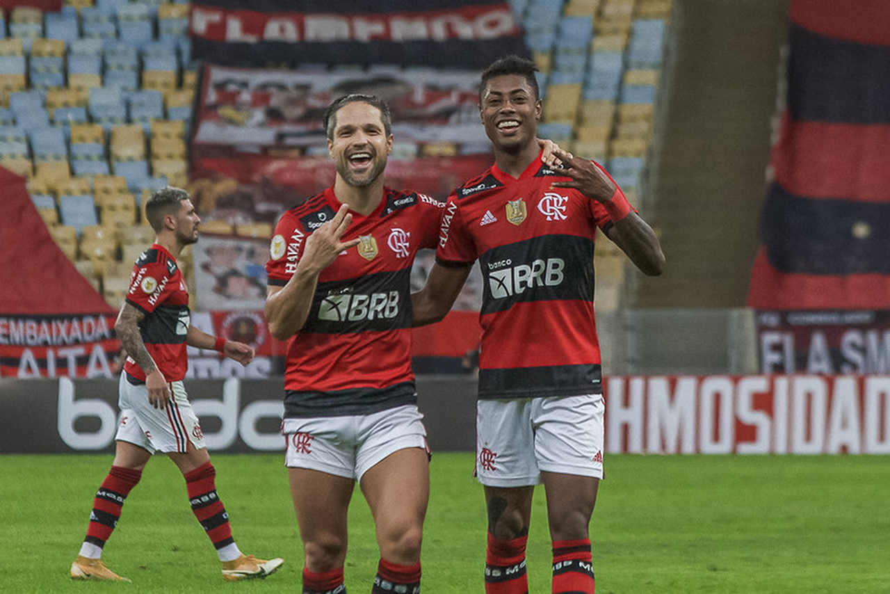 Bruno Henrique e Diego - Flamengo