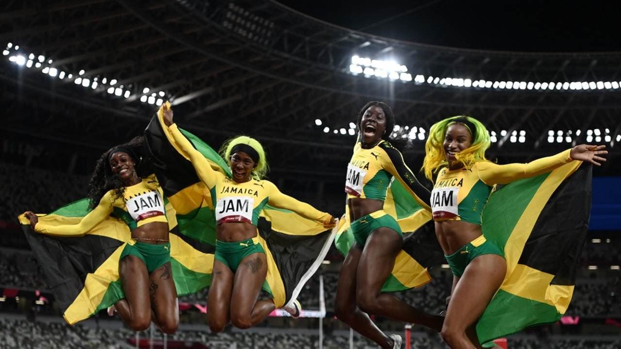 Jamaica - revezamento 4x100m feminino