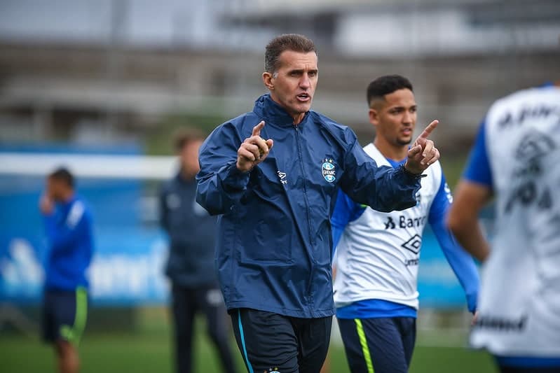 Vagner Mancini - treino do Grêmio