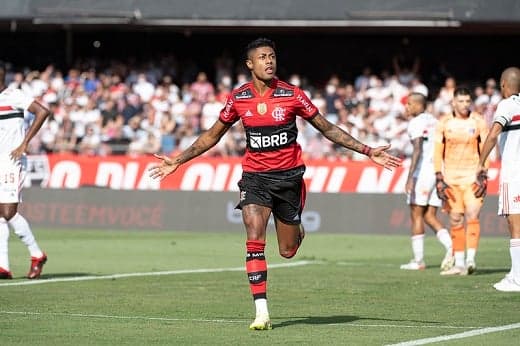 São Paulo x Flamengo - Bruno Henrique