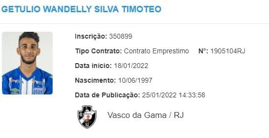 Getúlio - Vasco - BID