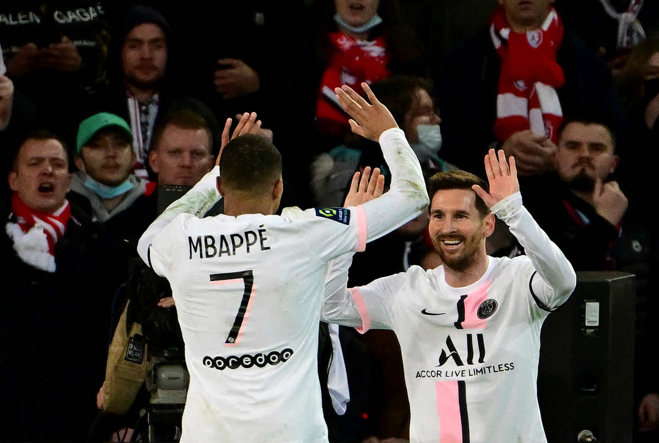 Lille x PSG - Messi e Mbappé