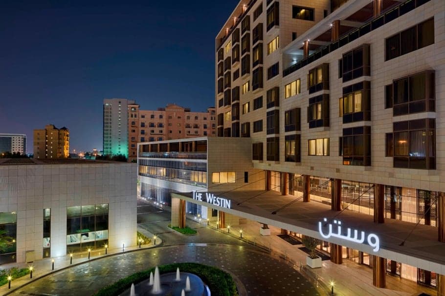 Westin Doha Hotel & Spa, no Qatar, onde a Seleção Brasileira ficará hospedada na Copa do Mundo de 2022