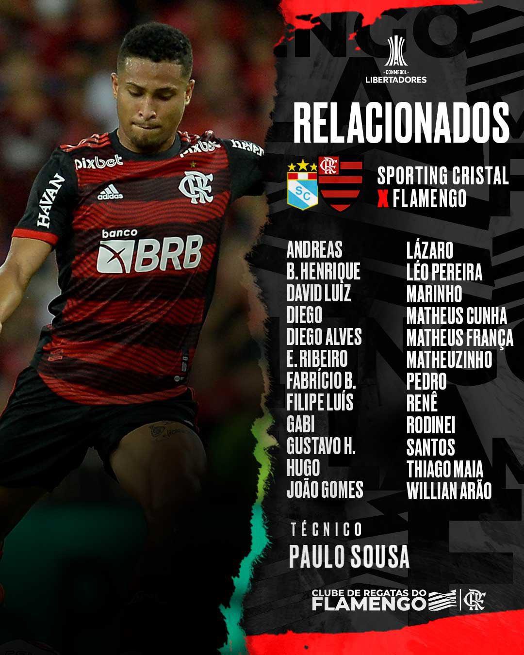 Sporting Cristal x Flamengo - Libertadores