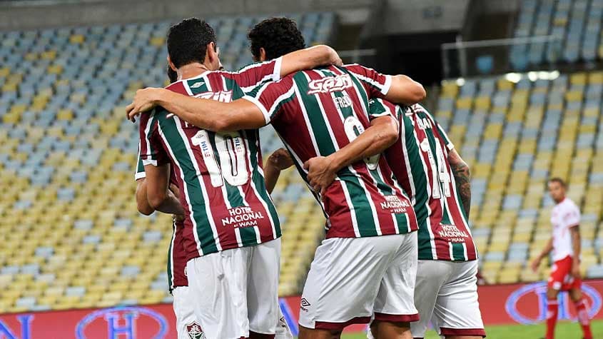 Fluminense x Vila Nova - Comemoração Fluminense