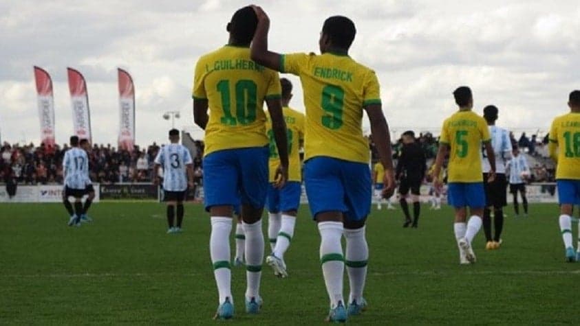 Endrick e Luis Guilherme - Seleção Brasileira
