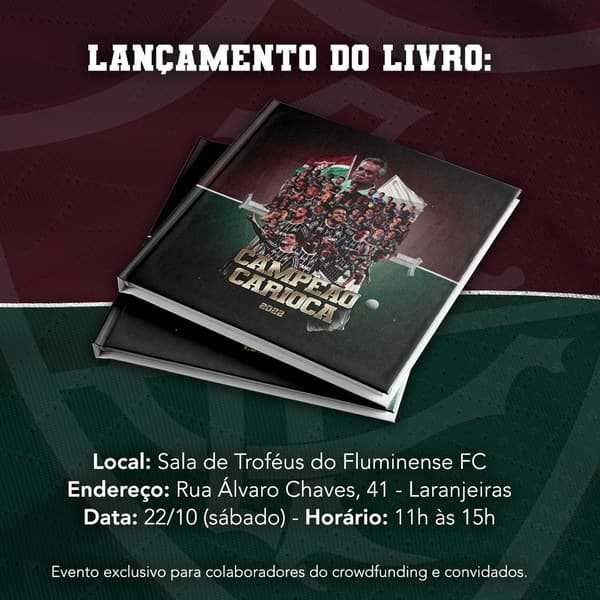 Livreo - Fluminense Campeão Carioca 2022