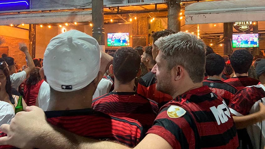 Torcida do Flamengo no Rio