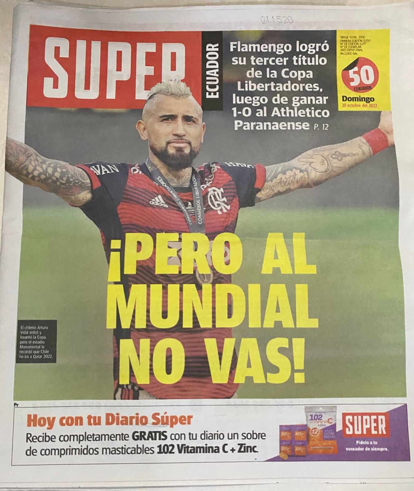 Vidal - Jornal Equador Libertadores