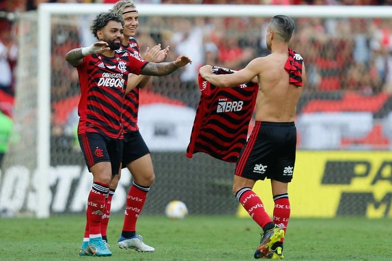 Flamengo x Avaí - Gabigol e Diego Ribas
