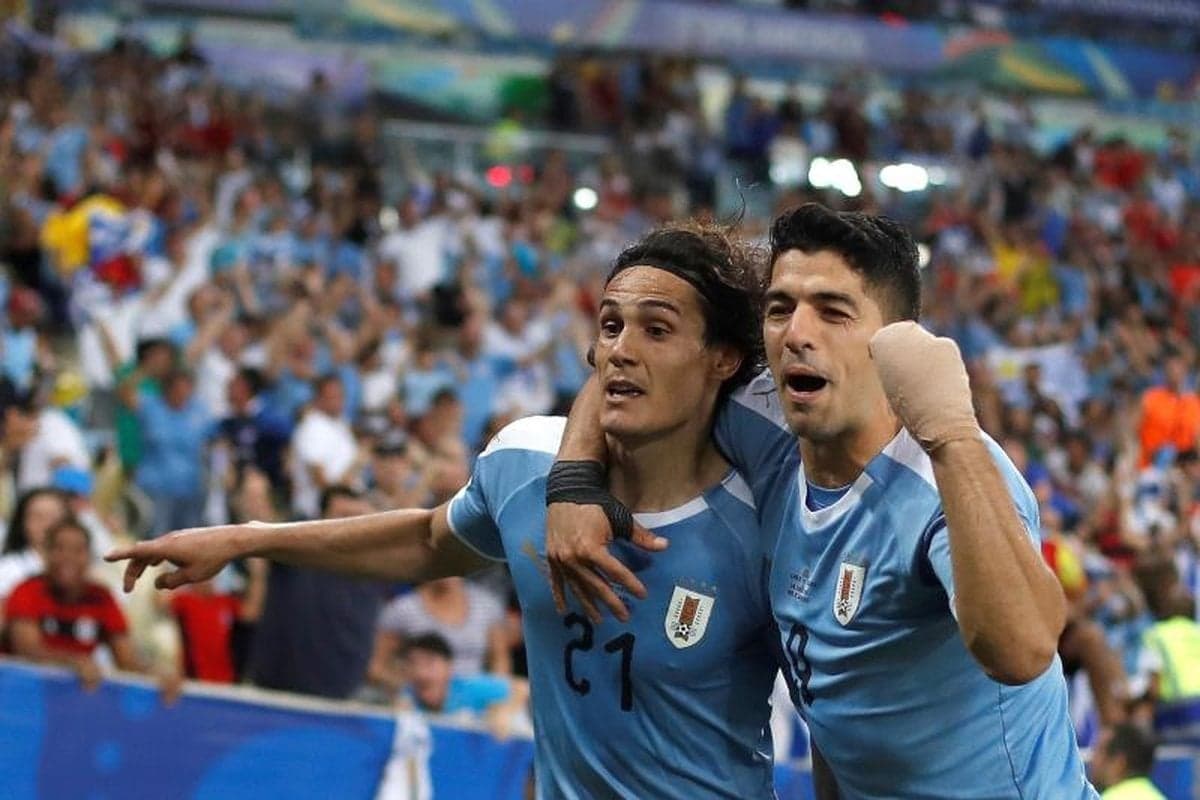Seleção Uruguaia - Cavani e Suarez