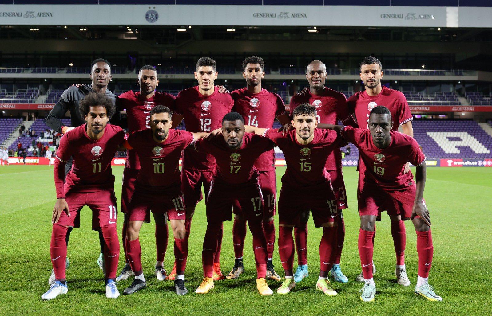 Formação da seleção do Qatar - oficial