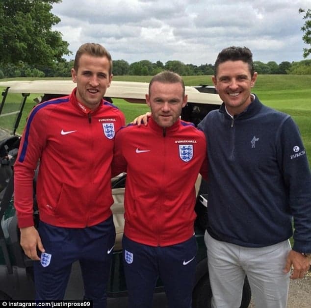 Kane, Rooney e Justin Rose (golfista) - 2016