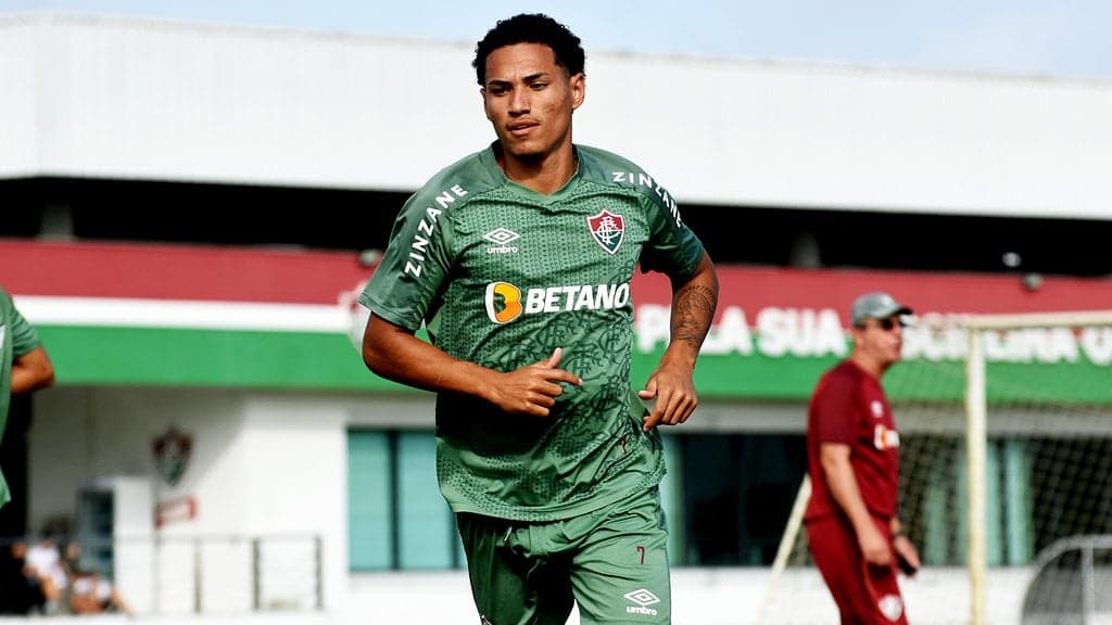 Rio de Janeiro, RJ - Brasil - 18/07/2022 - CTCC - Gabryel Martins  Treino da equipe Sub-23 do Fluminense.