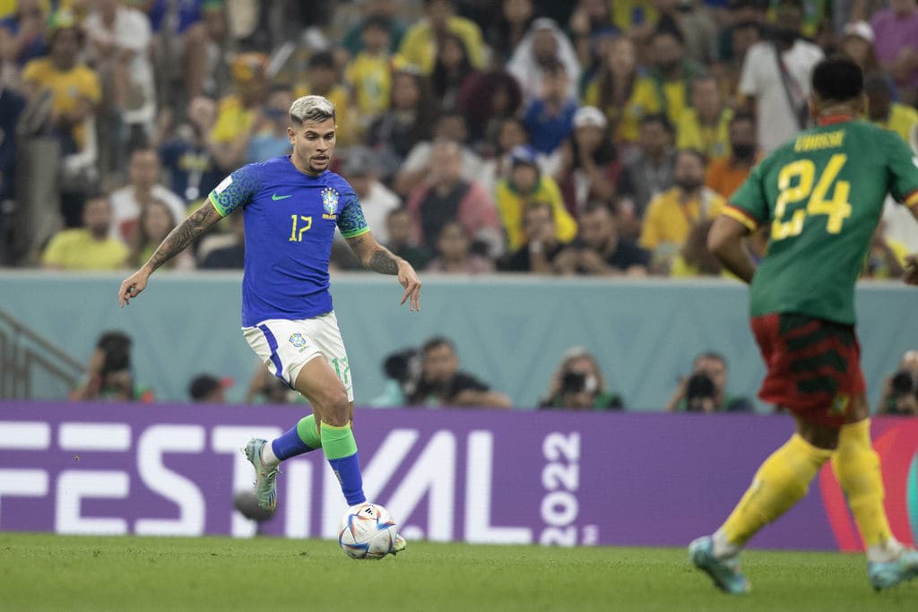 Bruno Guimarães - Brasil x Camarões pela terceira rodada da fase de grupos da Copa do Mundo do Catar
