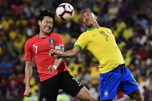 Brasil x Coreia do Sul - Heung-min Son e Richarlison
