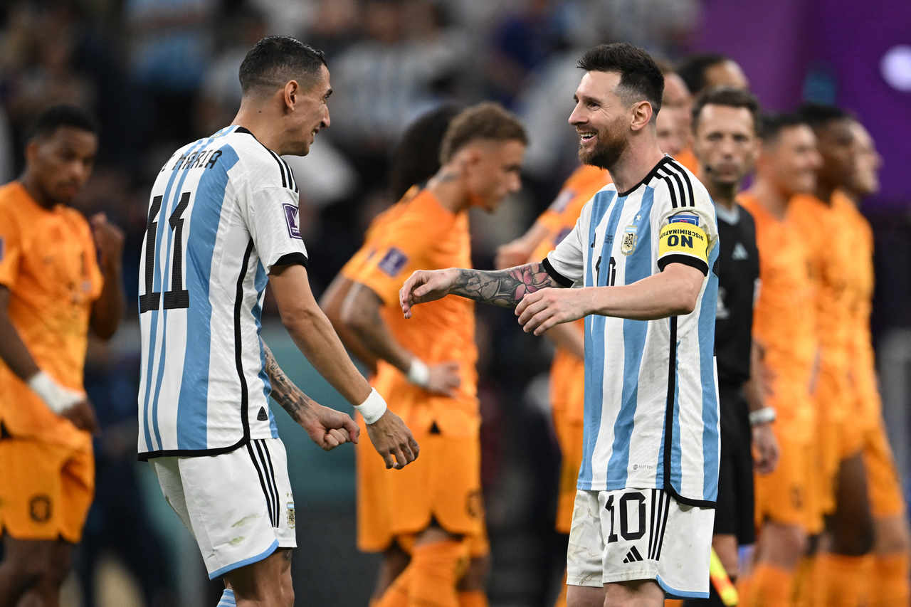 Holanda x Argentina -  Di Maria e Messi