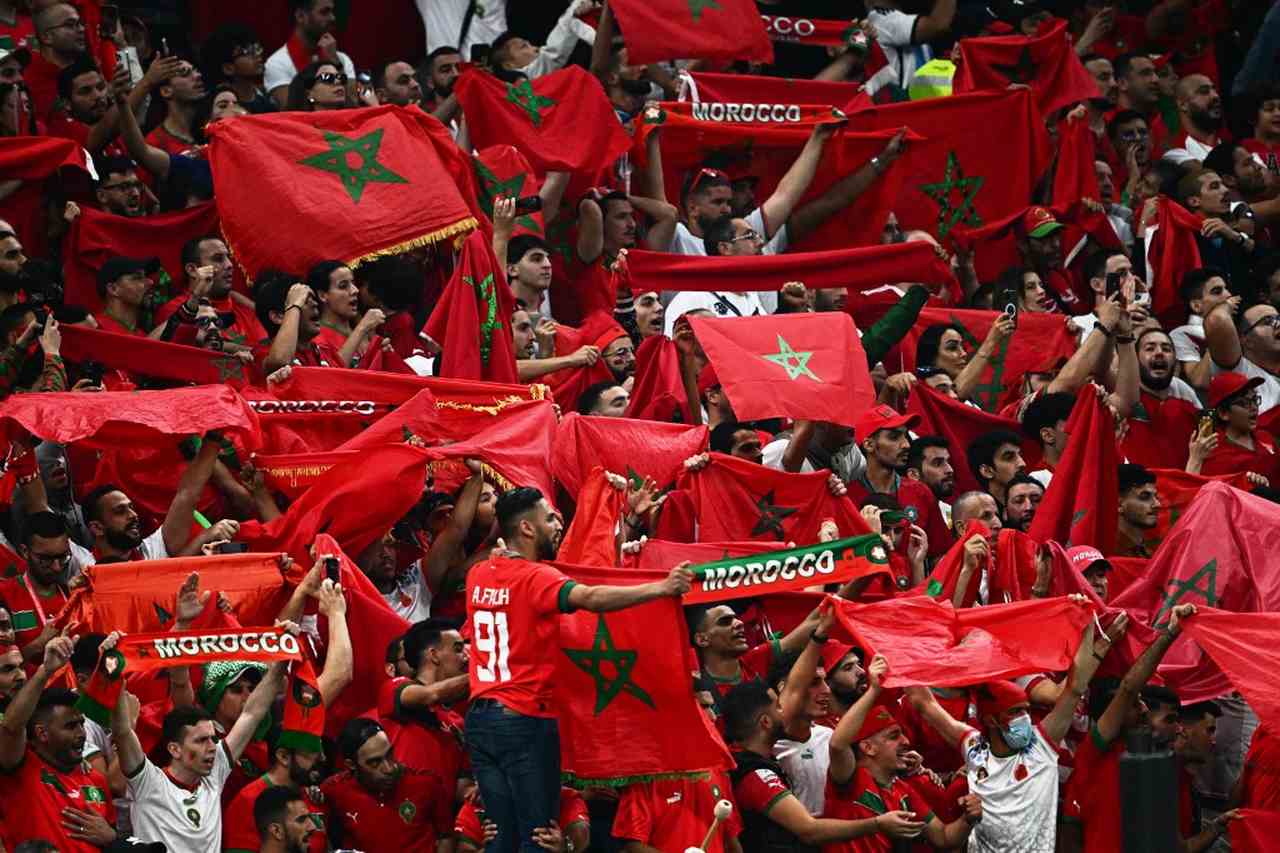 Torcida Marrocos x França Copa do Mundo