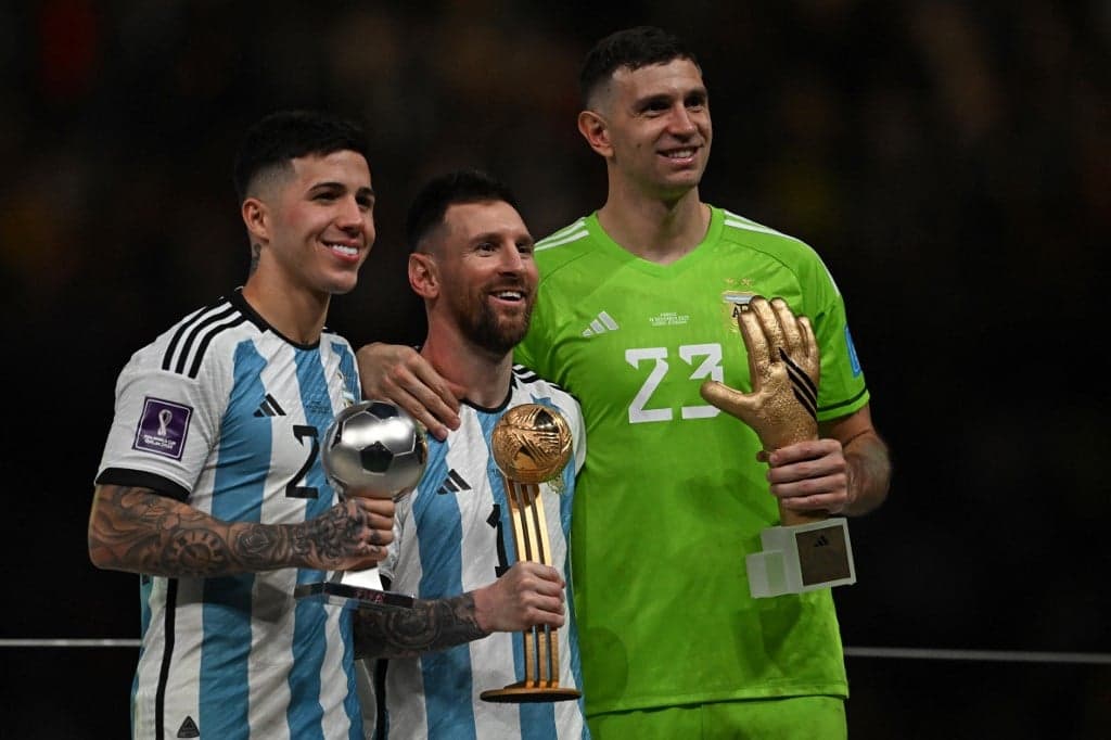 Messi, Martinez e Enzo Fernandez - Argentina