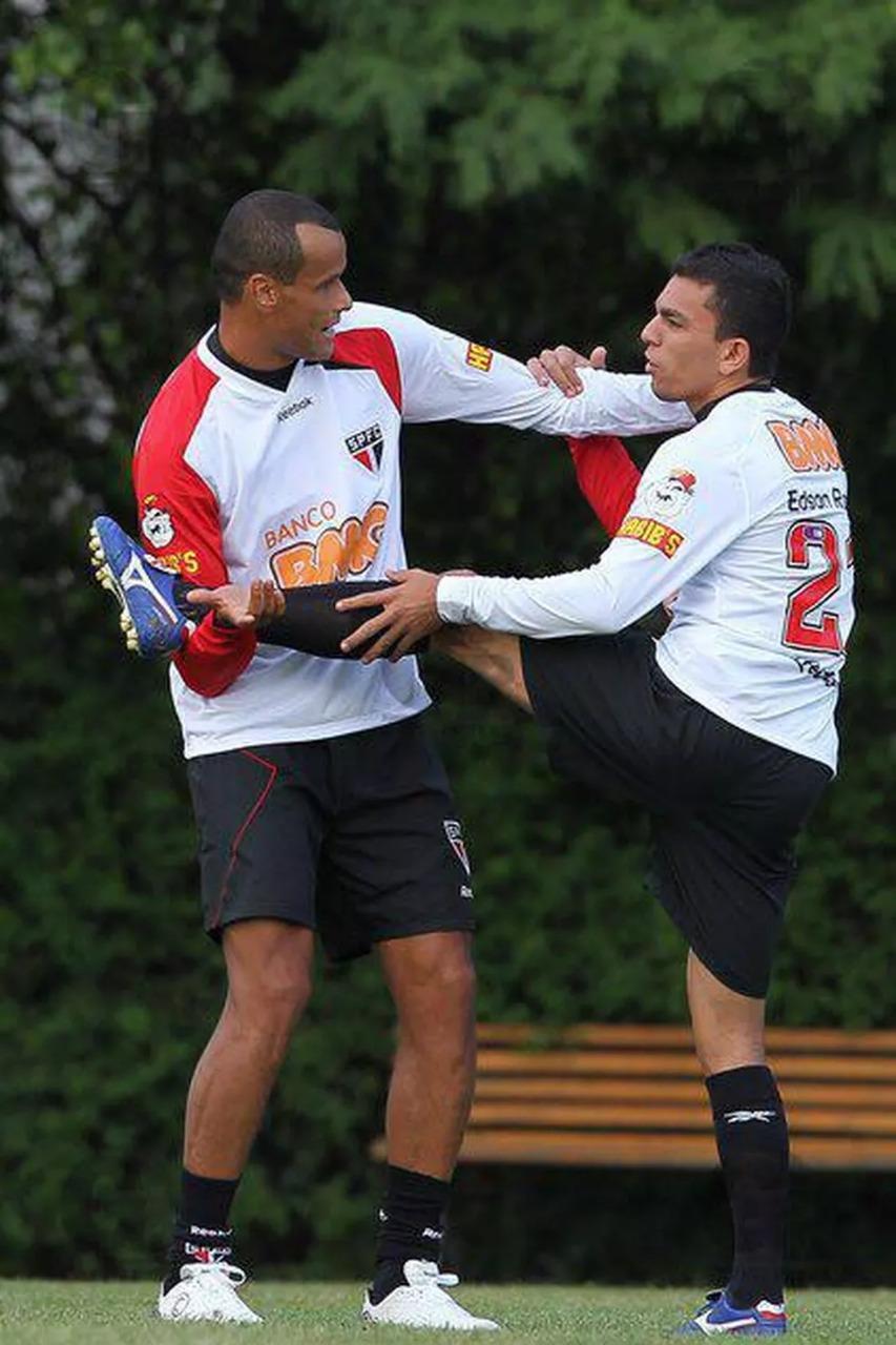 Édson Ratinho e Rivaldo - São Paulo - 2011