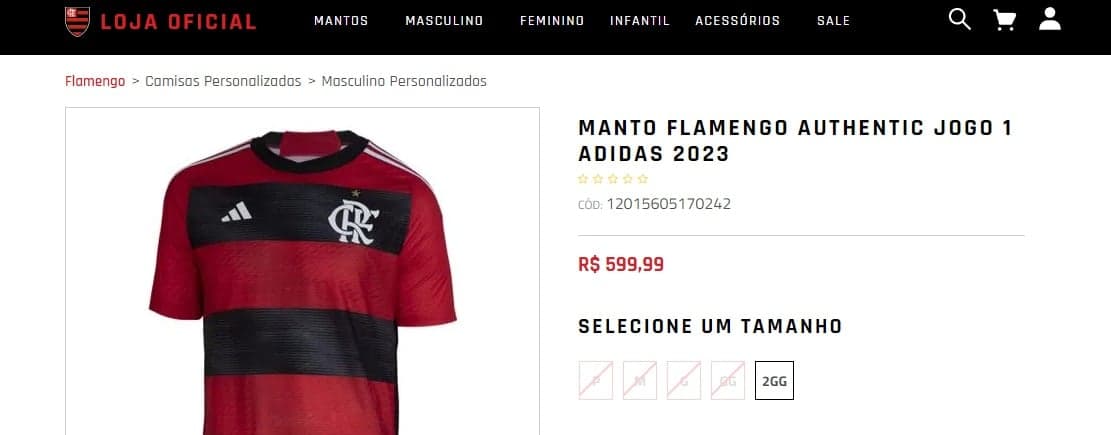 Camisa Flamengo
