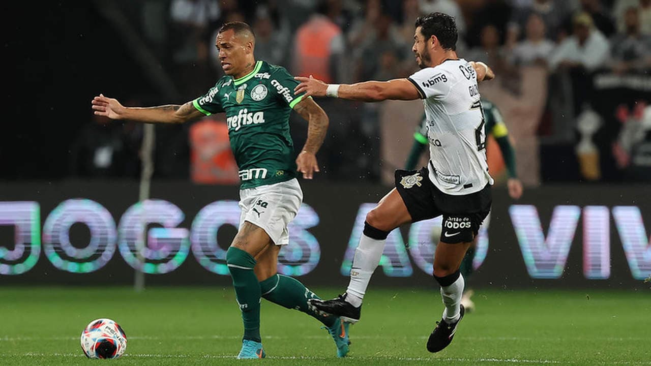 Giuliano e Breno Lopes - Corinthians x Palmeiras Paulistão 2023