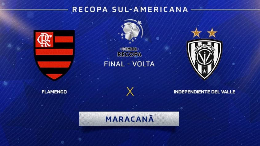 Tempo real Conmebol Recopa Flamengo Del Valle