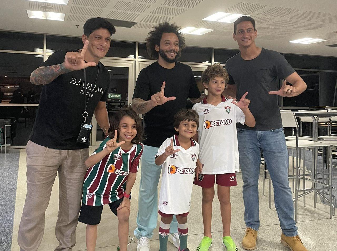Cano, Marcelo e Ganso - Fluminense