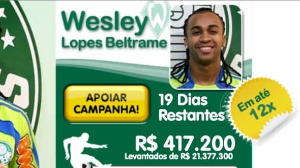 Vaquinha Wesley Palmeiras